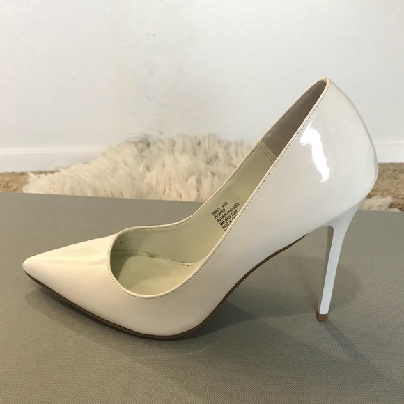 madden girl white heels